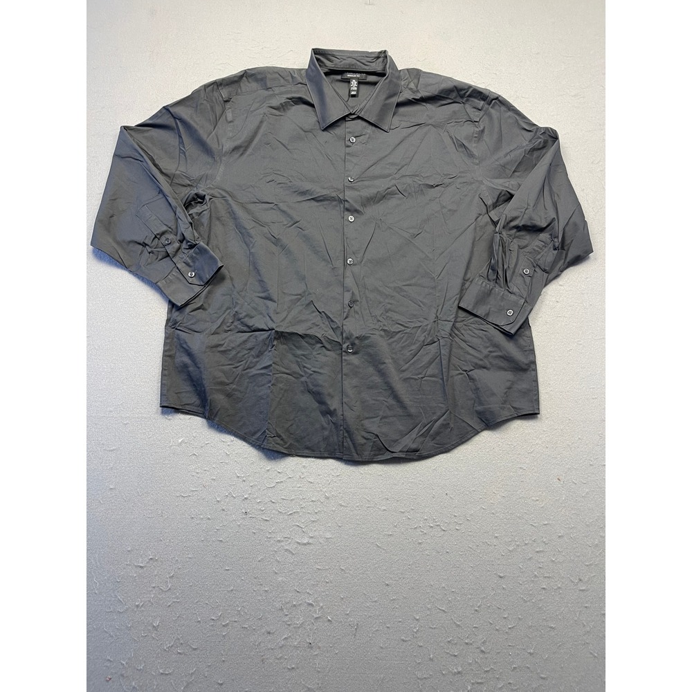 Alfani Regular Fit Cotton Blend Charcoal Gray XXL Mens